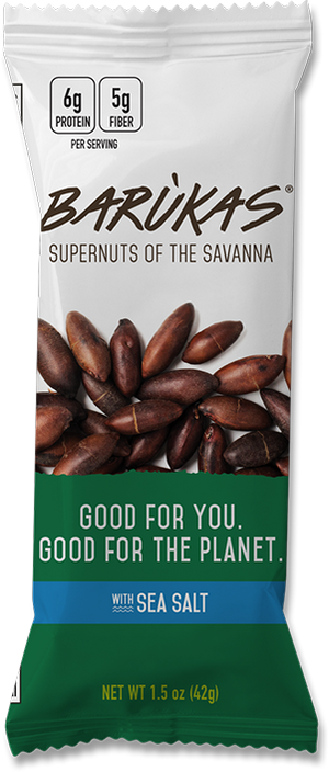 Barukas Nuts with Sea Salt 1.5 oz Travel Pack